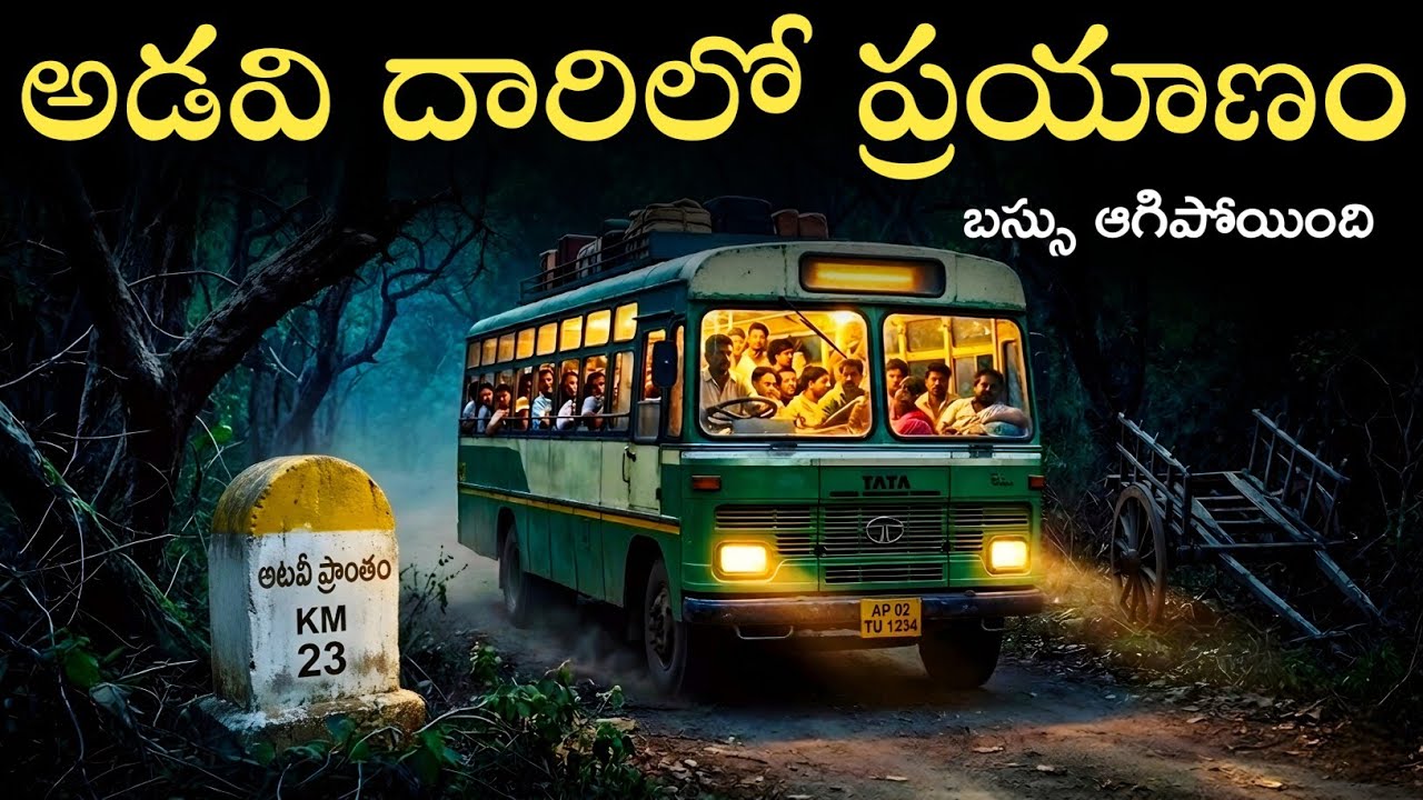 అడవి దారిలో బస్సు ఆగిపోయింది 😱 | Real Ghost Experience | Telugu Horror Stories