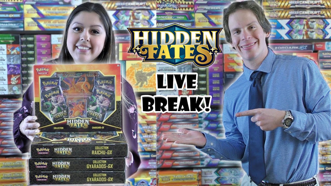 LIVE Pokemon Hidden Fates Break Opening!