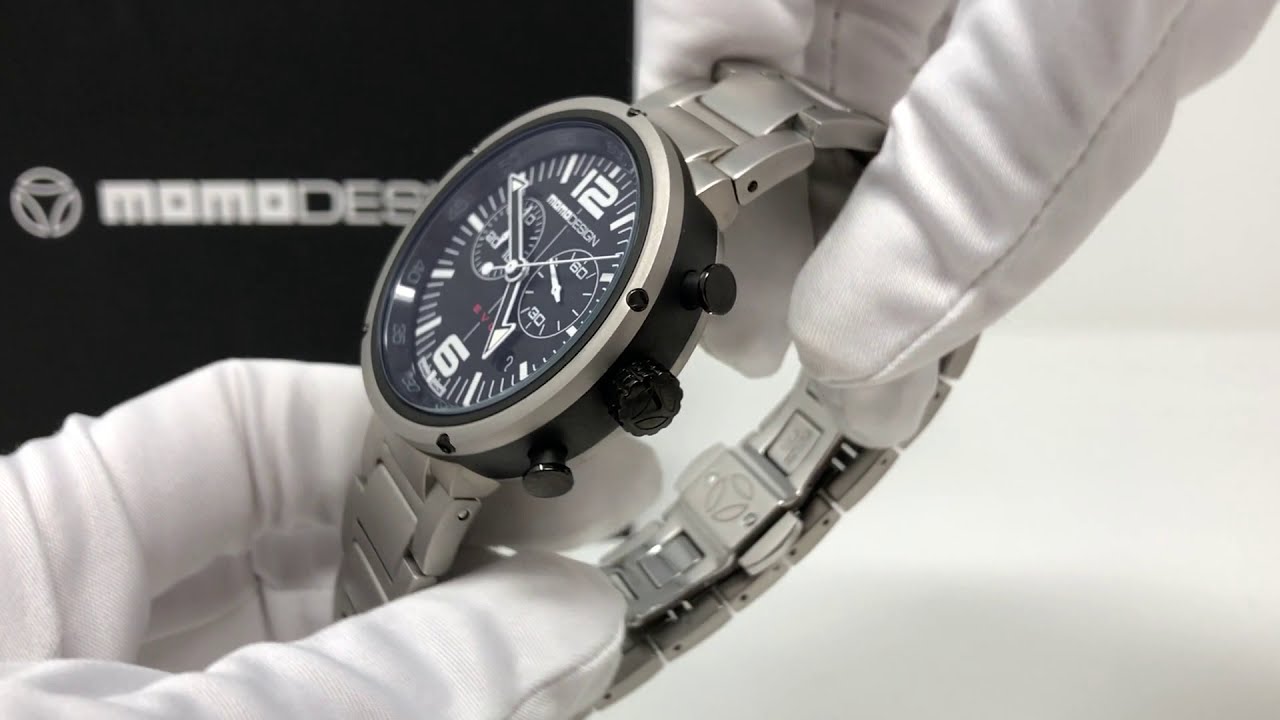 MOMODESIGN Chronograph Watch EVO Black Dial MD1012BS-10