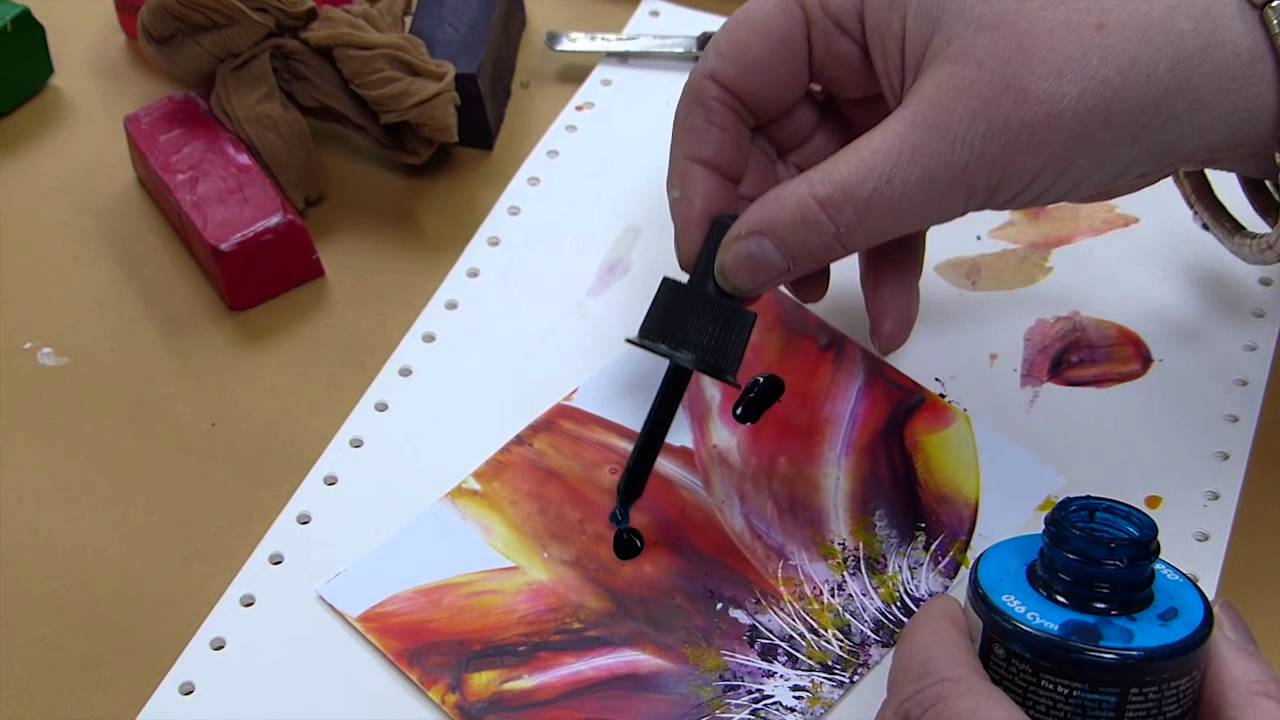 Encaustic Blumentechnik 