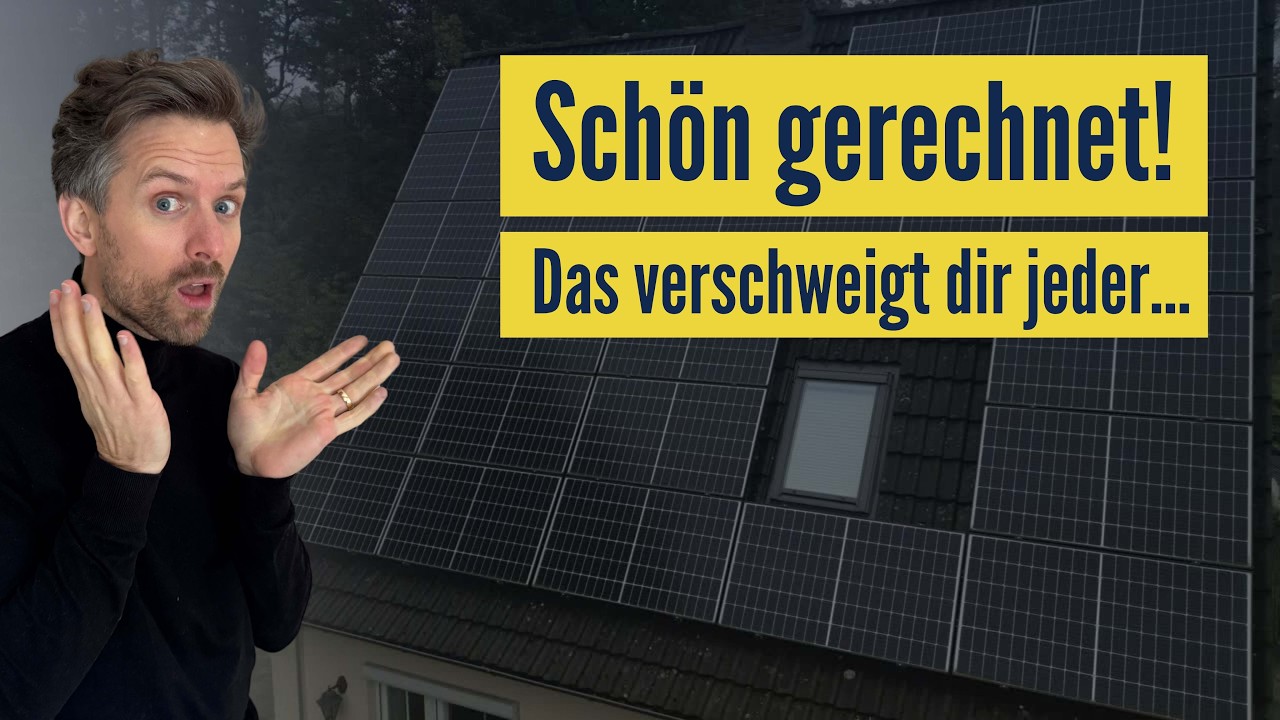 Photovoltaik-Amortisation: Dieser Rechentrick t&auml;uscht oft