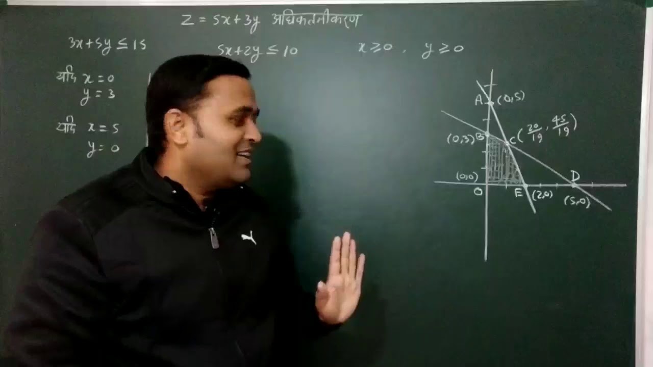 #रैखिकप्रोग्रामन सीखे चुटकियों में(linear programme seekhen chutkiyo me)
