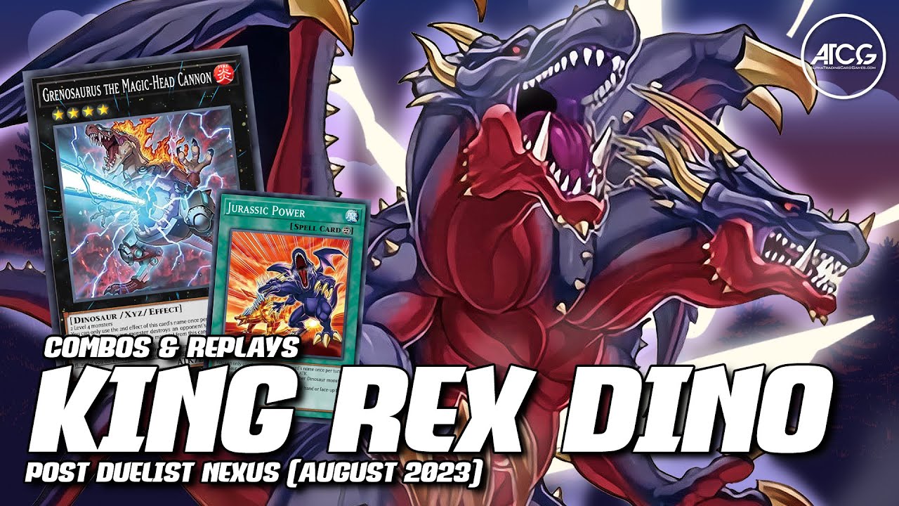 Yu-Gi-Oh! Testing the upcoming KING REX DINOSAUR DECK on YGOPro 🎥 - Post DUELIST NEXUS