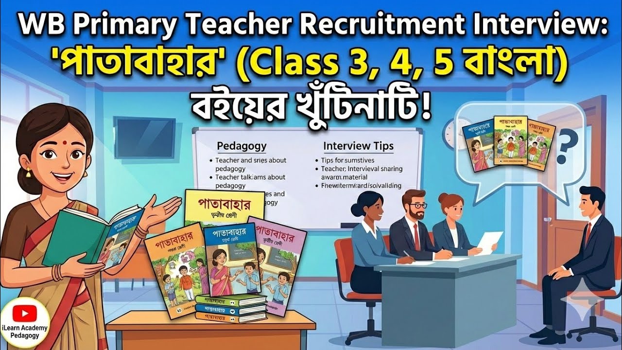 WB Primary Teacher Recruitment Interview: 'পাতাবাহার' (Class 3, 4, 5 বাংলা) বইয়ের খুঁটিনাটি!