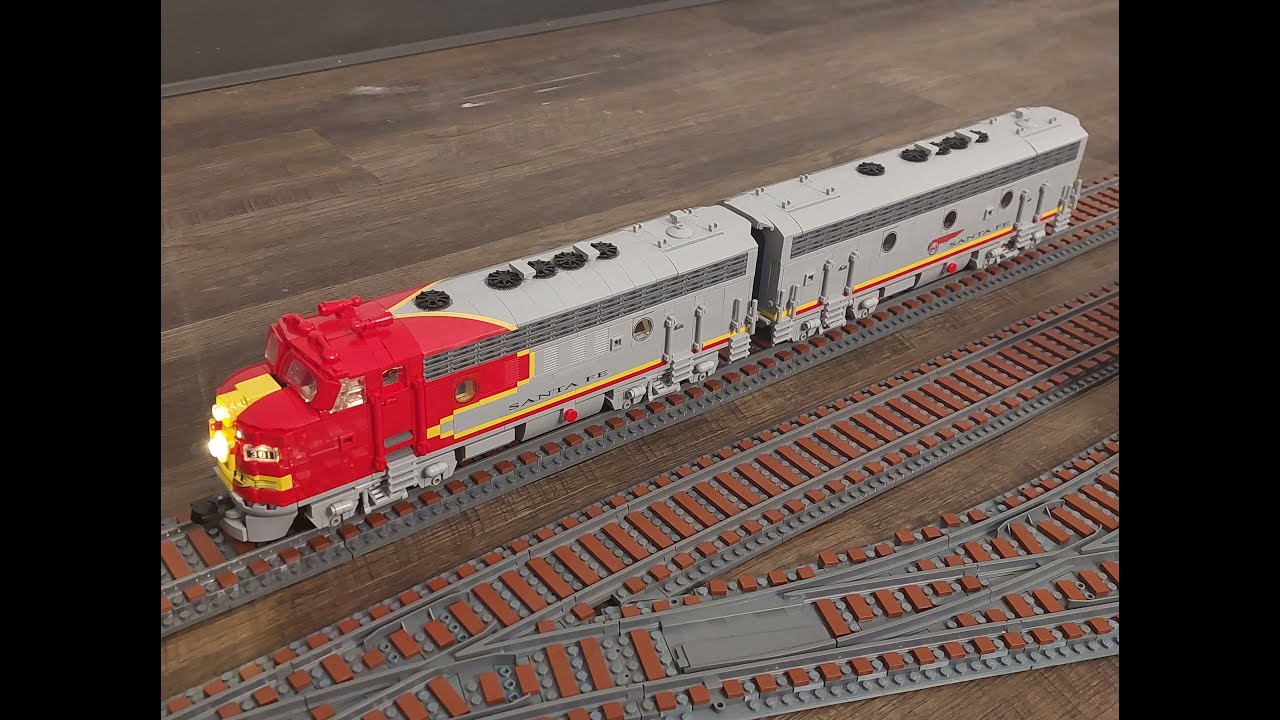 LEGO Santa Fe EMD F7 A & B Units