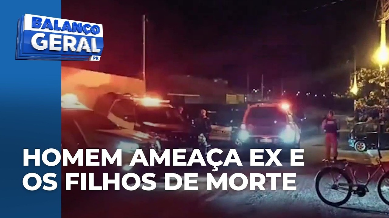 Suspeito invade casa, ameaça ex-companheira e os filhos de morte, ataca GM e acaba baleado, no PR