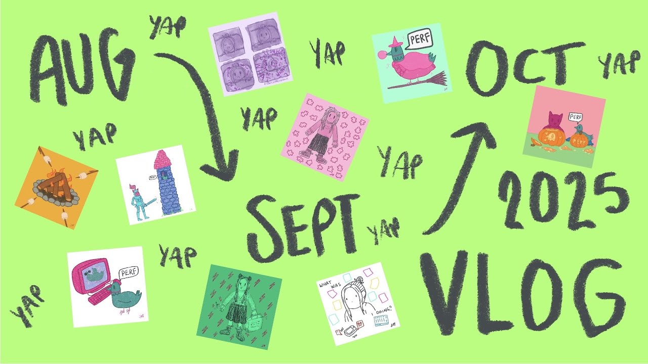 [craftist vlog] what a wild ride 🤠  | august, september & october 2025