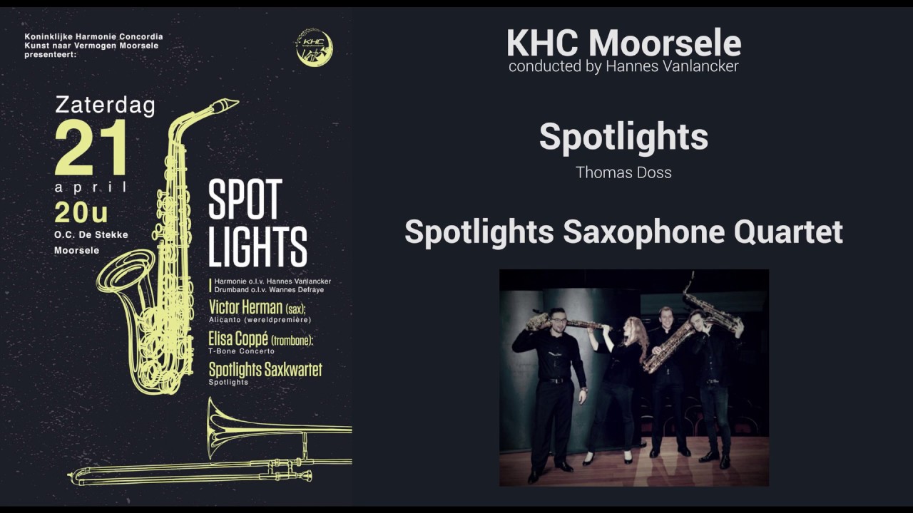 Spotlights | Thomas Doss | Spotlights Saxophone Quartet