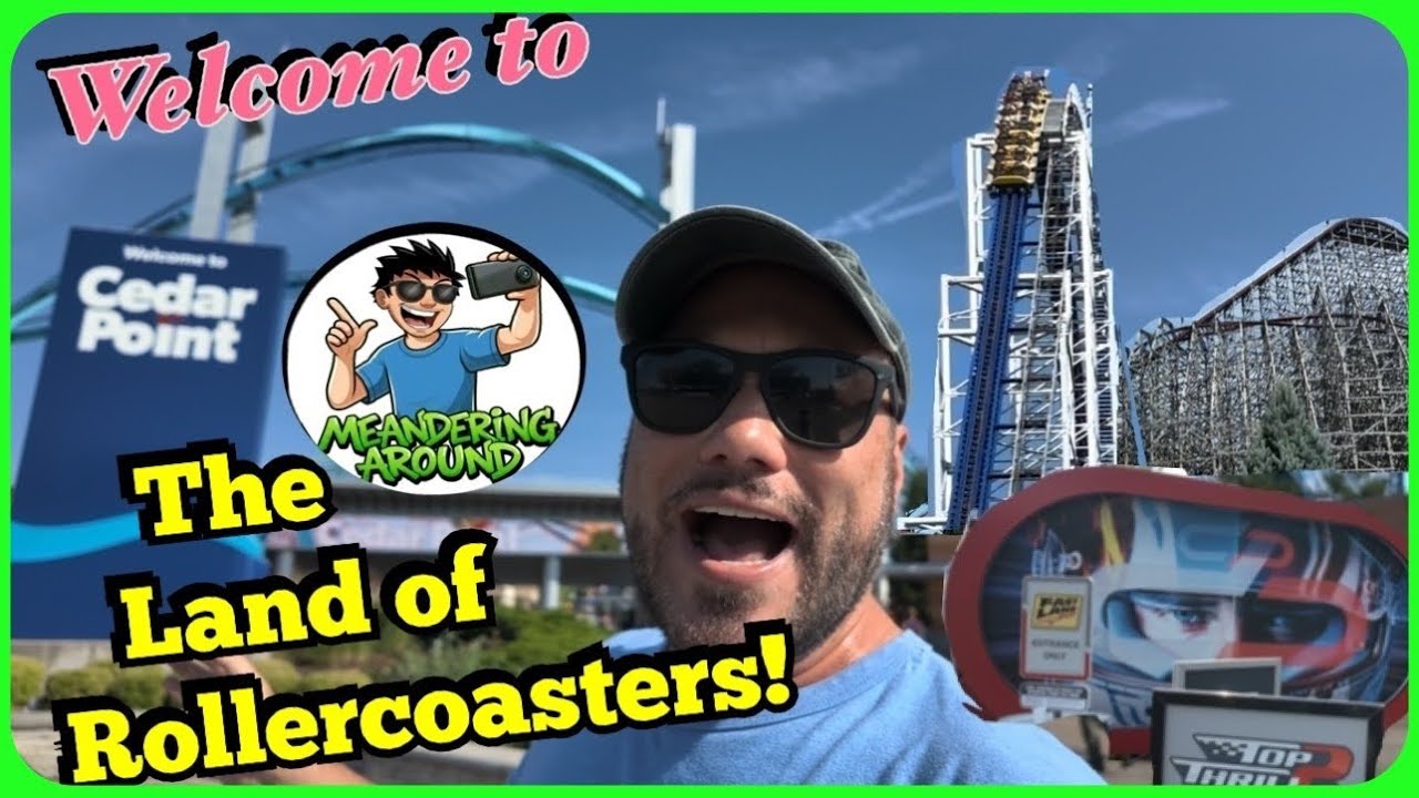 My First Time to the RollerCoast! (Cedar Point) Thrills Chills & MeAndering Around ..LETS GO!!