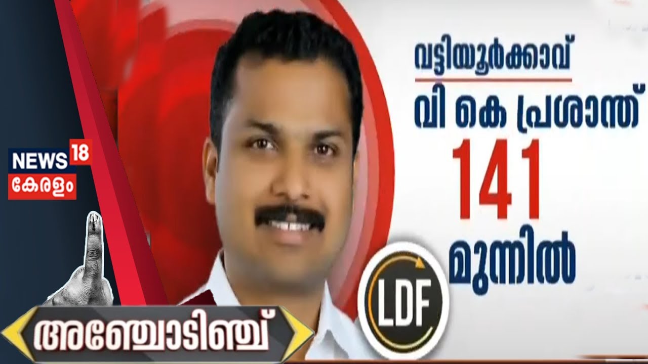 By-poll Result LIVE: അഞ്ചോടിഞ്ച് | വട്ടിയൂര്‍ക്കാവില്‍ VK Prasanth മുന്നില്‍