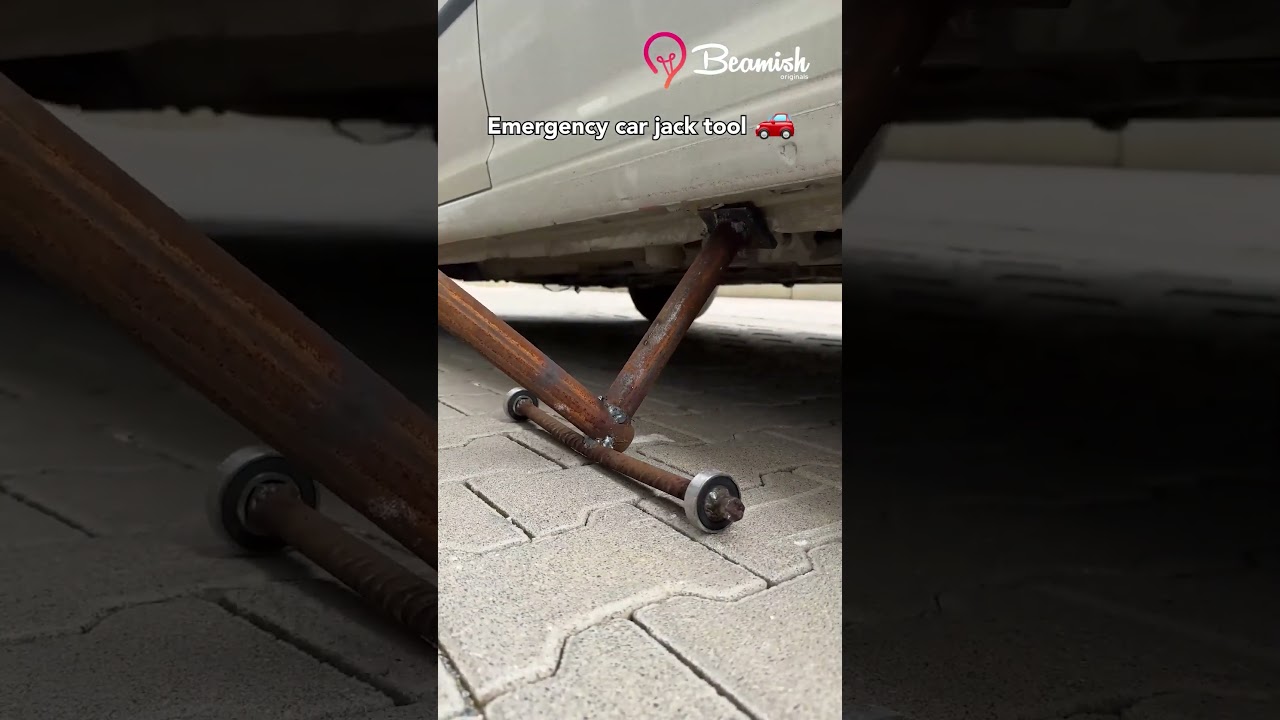 DIY Car Jack Tool 🚗 #diy #car #jack #tools