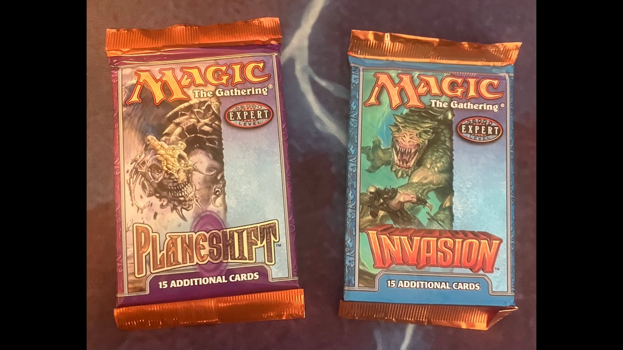 Invasion and planeshift booster opening.  Premodern MTG