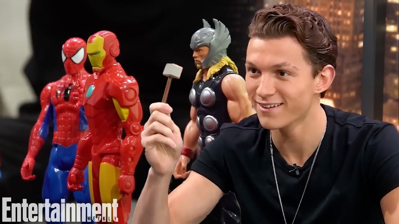 Tom Holland Reacts To Chris Hemsworth's Viral 'Avengers' Video | Cover Shoot | Entertainment Weekly