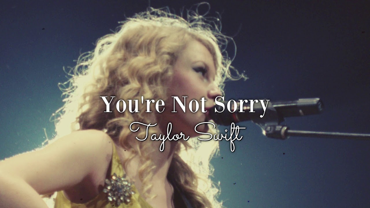 (slowed) You're Not Sorry • Taylor Swift