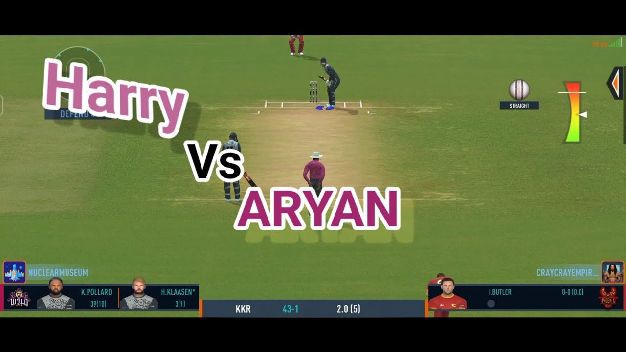 Legend Harry Smashed me out of park 🫡 Real cricket 24 | Harry vs Aryan 🙂‍↔️