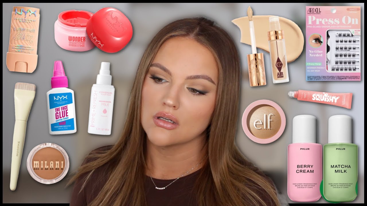 FULL FACE TRYING NEW MAKEUP... THE DRUGSTORE HAS SO MANY HITS!!!