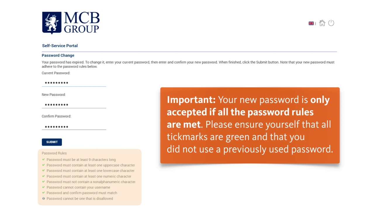 Online Banking Manual - First Time Login