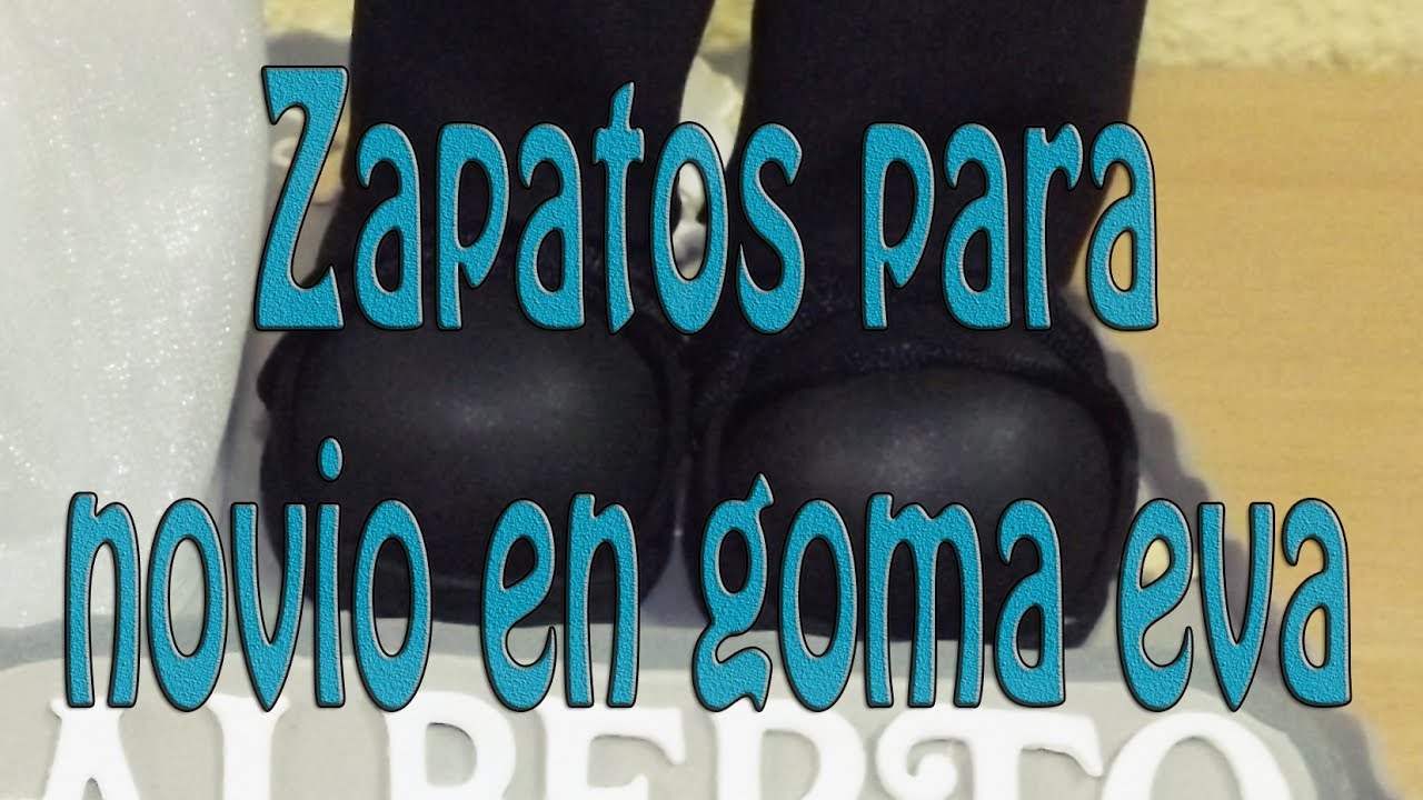 Fofuchas: zapatos para novio || La Casita de Gominolas