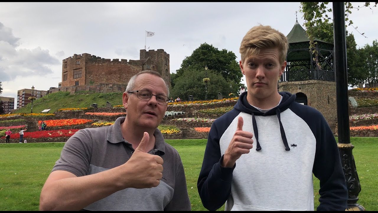 Walking Tamworth in Staffordshire
