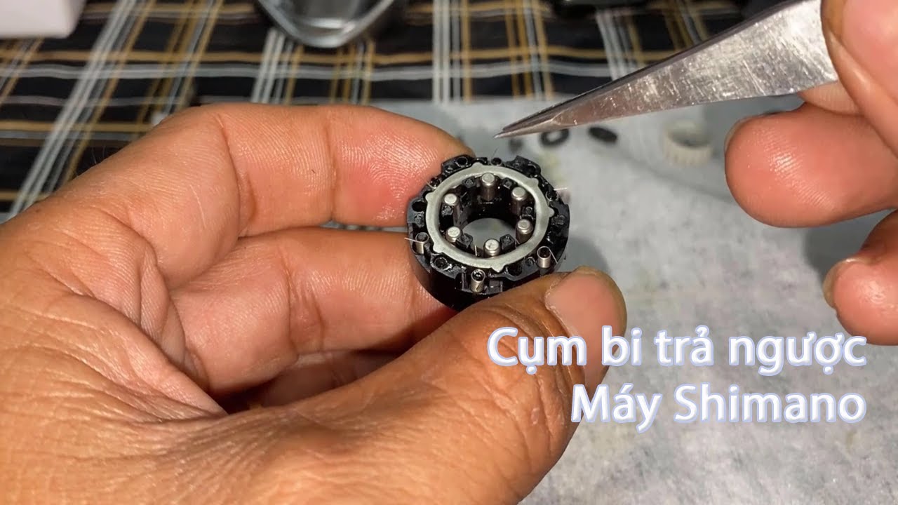 Hướng dẫn lắp cụm bi trả ngược của máy câu shimano, máy nasci, may sienna, máy sedona, máy nexave