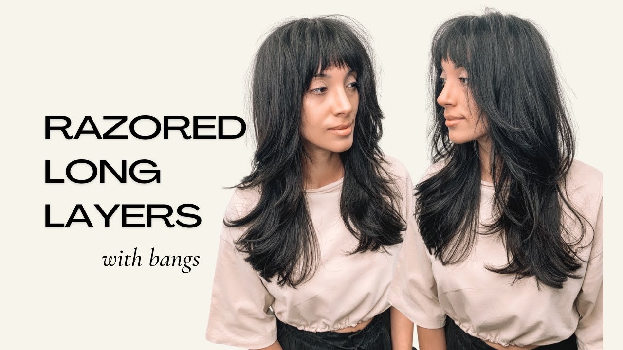 Razor Haircut MASTERCLASS For Hairstylists: Face Framing Layers with Bangs | SKLPT'D Academy