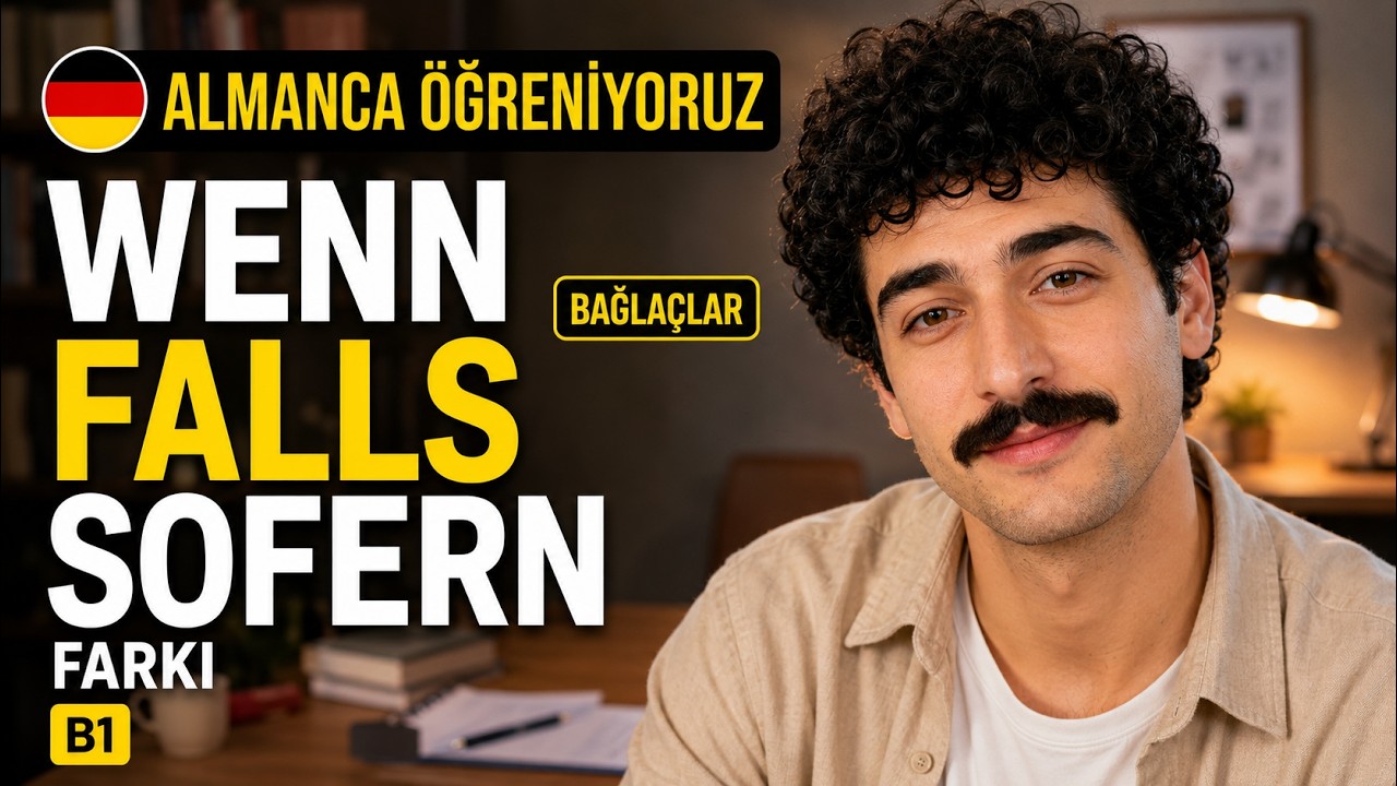 Almanca öğreniyorum wenn, falls, sofern bağlaçlar