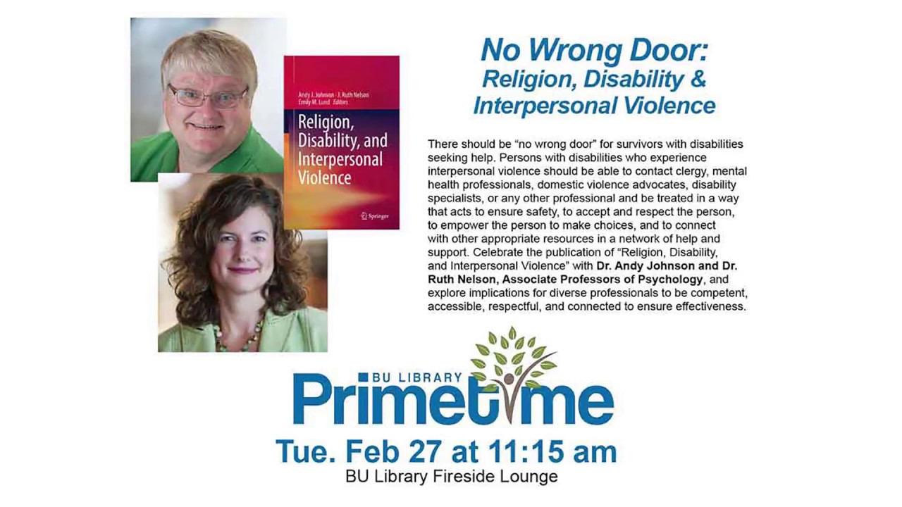 No Wrong Door: Religion, Disability & Interpersonal Violence