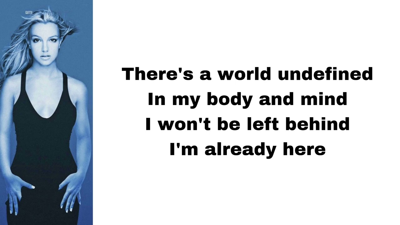 Britney Spears - Touch of my hand (lyrics)
