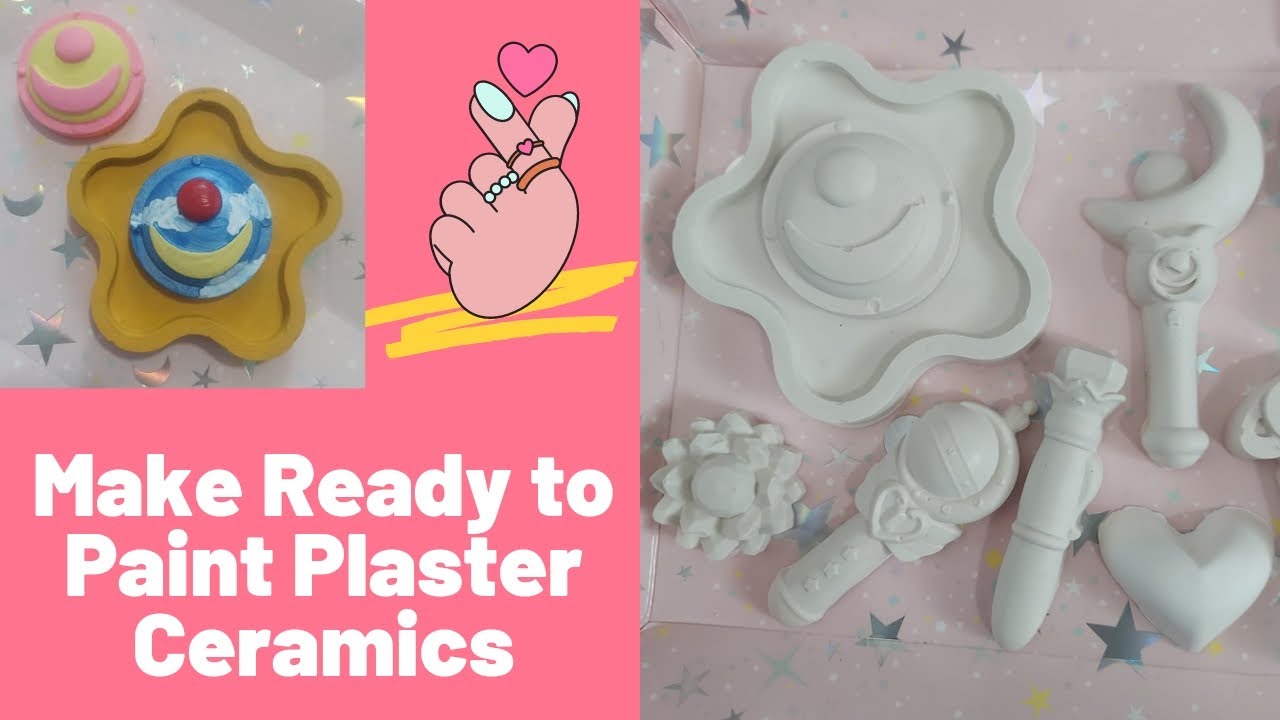 How to Make & Mix Plaster of Paris Crafts using silicone molds
