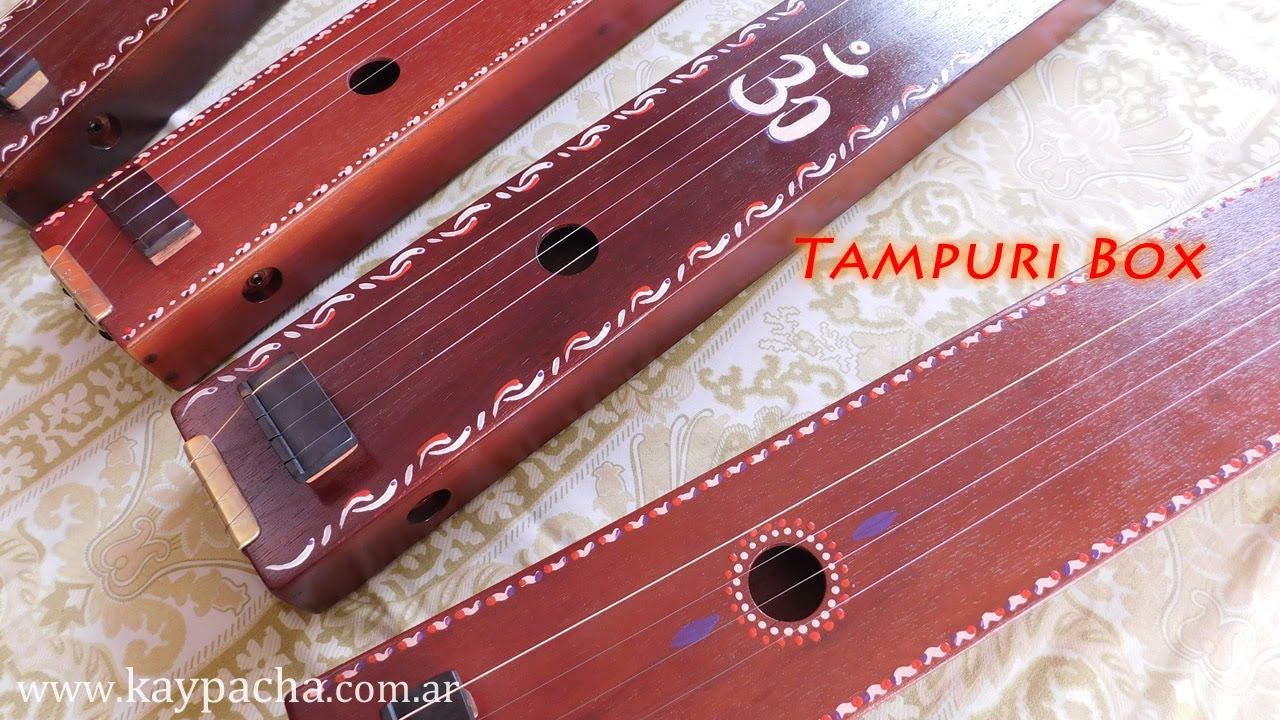 TampuriBox - Tampura portátil - Tanpura de viaje - Instrumento de India hecho en Córdoba, Argentina