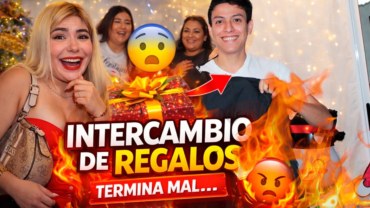 INTERCAMBIO de REGALOS con nuestra FAMILIA *termina mal* 😱🎁