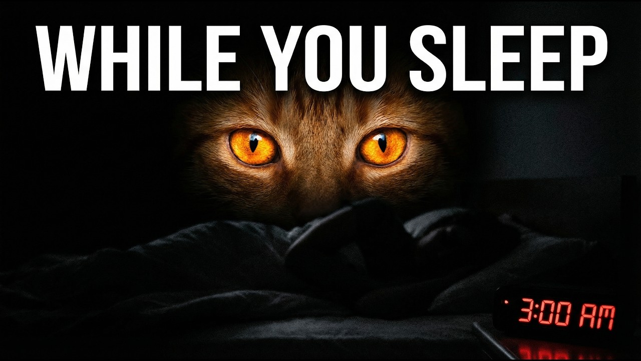 What Cats Actually Do At Night While You Sleep