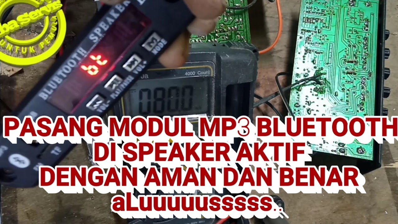 cara pasang MP3 bluetooth dengan aman dan benar