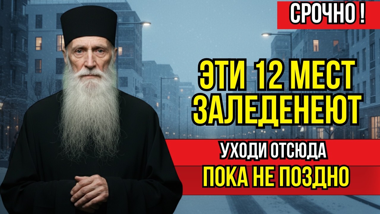 Старец Нектарий предрёк — ЛЕДЯНАЯ ВОЛНА накроет ДВЕНАДЦАТЬ городов в феврале 2026 года!
