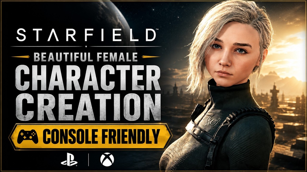 Starfield Beautiful Female Character Creation (Console Friendly)