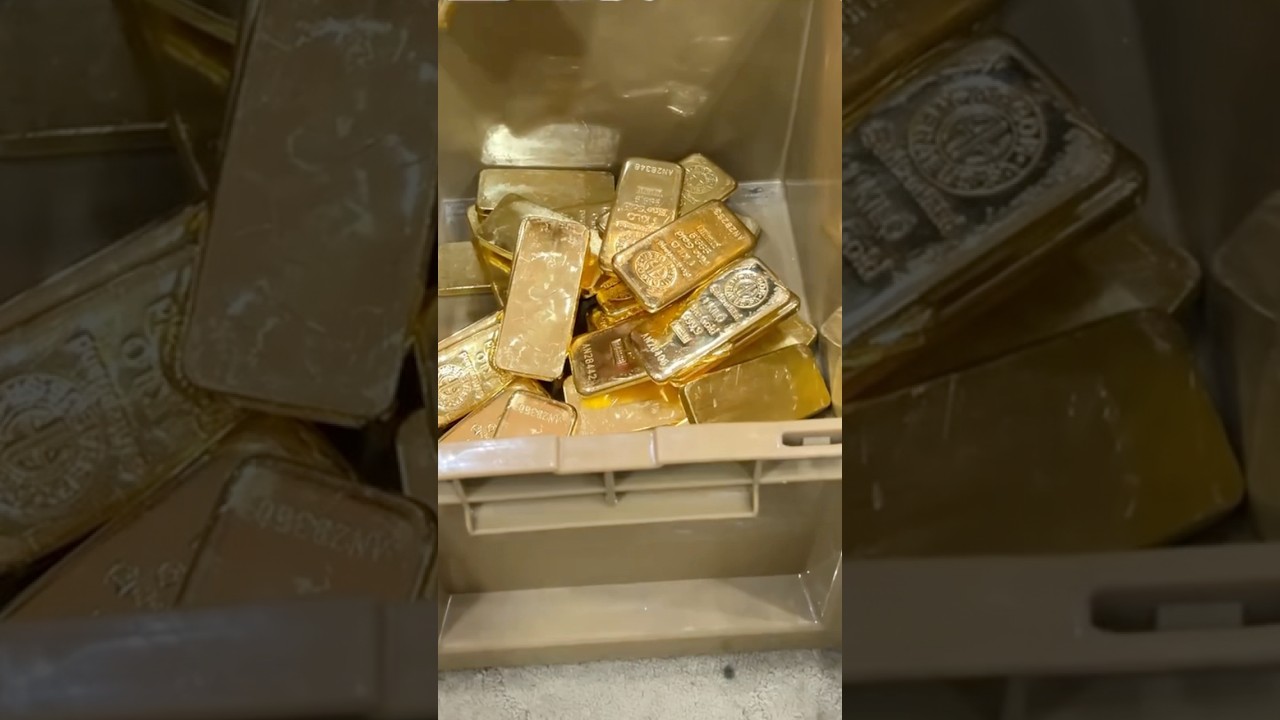 🤩💥Save a gold bar every day. #gold #goldbar