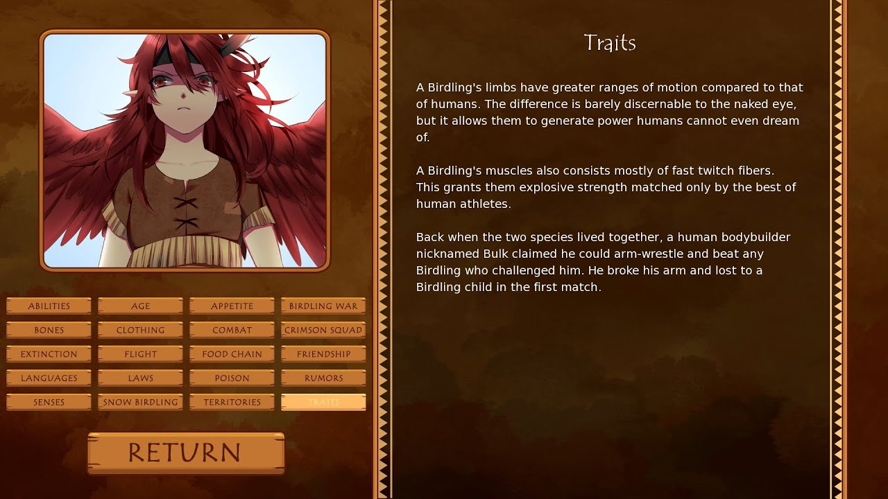 lore - The Last Birdling [visual novel]