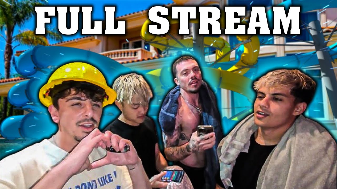 (04.12.2025)🔴 NOT ENDING STREAM UNTIL I BUILD A WATER SLIDE w/ RON 🔴 SPECIAL GUEST TODAY 🔴
