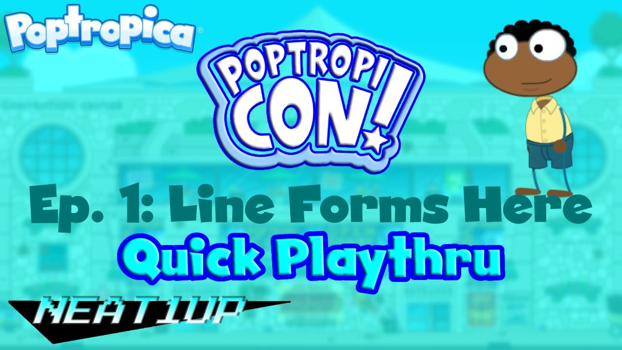 Poptropica - PoptropiCon Ep. 1: Line Forms Here - Quick Playthrough