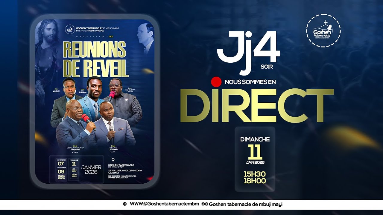 Réunions de réveil dimanche 11.01.2026 /Jour4 Soir