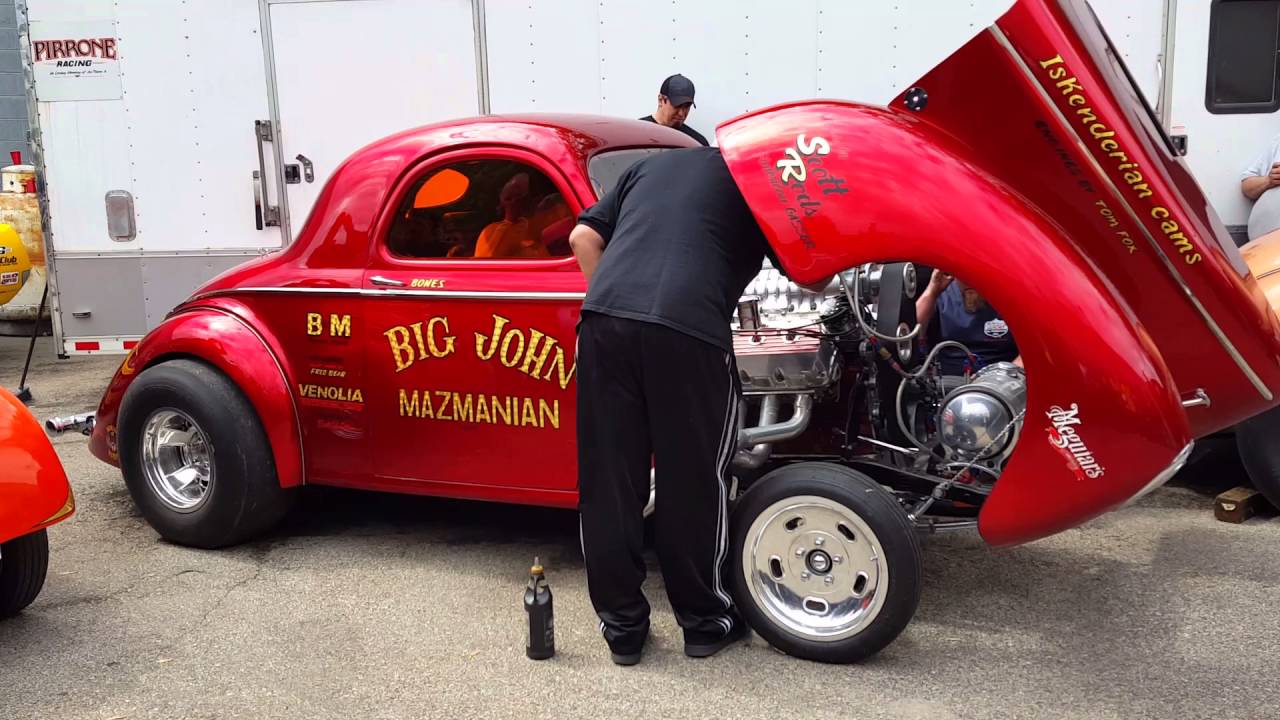 PIRRONE RACING OPEN HOUSE 2016 Big John Mazmanian Willys gasser tribute car