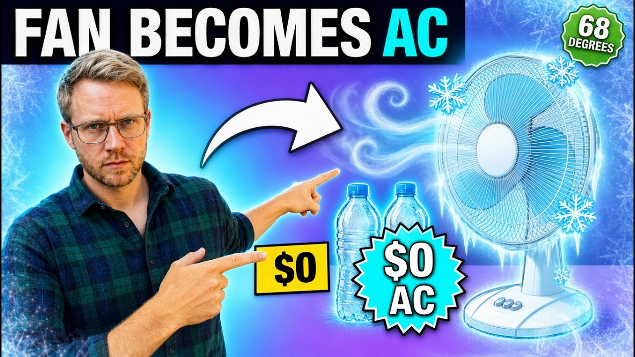 How I Turned Any Fan Into an AC for $0 &mdash; The Salt Trick Nobody Knows