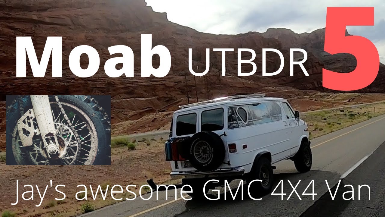 Camping with Jay and his 1977 GMC 4x4 Pathfinder Van.. Moab !!!