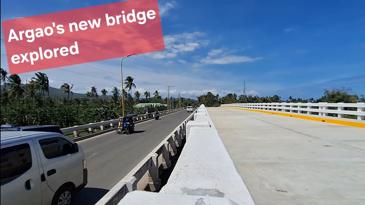 Walking tour in Argao, Cebu: New bridge-riverbed-Talaytay-old bridge