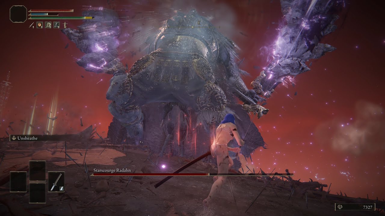 Starscourge Radahn - RL1 No Damage (No Hit, Solo Kill)