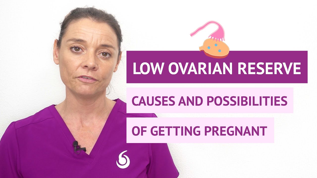 How can a low ovarian reserve affect your chances of getting pregnant?
