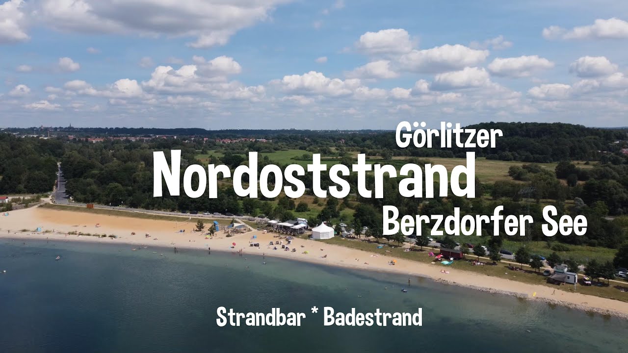 Badestrand Nordoststrand am Berzdorfer See ⛱️  mit Strandbar