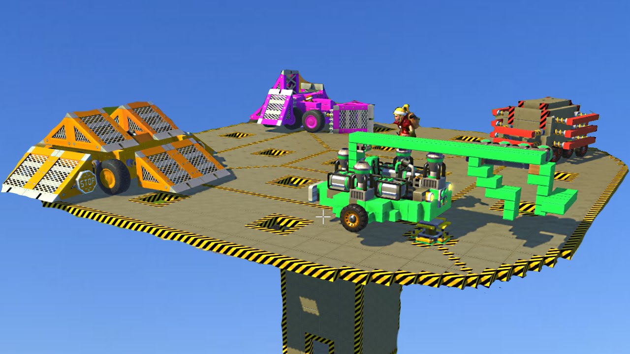 SKY SUMO PUSH CHALLENGE! (Scrap Mechanic)