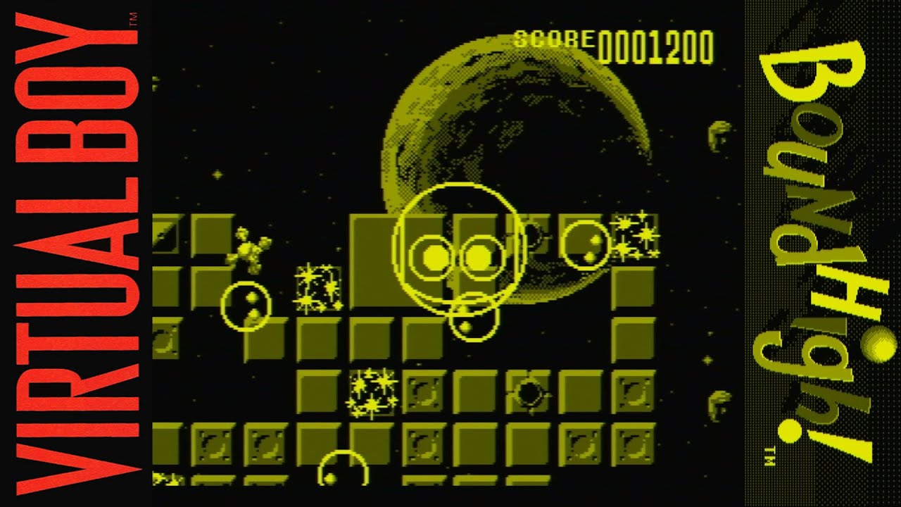 Bound High! - Unreleased Virtual Boy Game (Real Virtual Boy Capture)