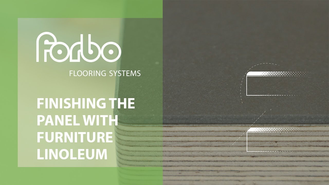 Finishing the panel with Furniture Linoleum | Forbo Flooring Systems